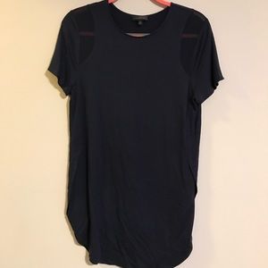 Short sleeve navy tunic